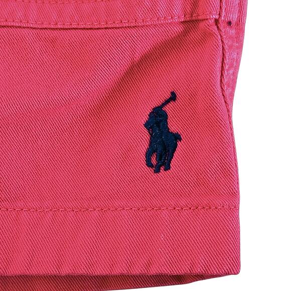 Polo Ralph Lauren Boys Chino Cotton Shorts - Faded Red (Size 3T) - Picture 7 of 8